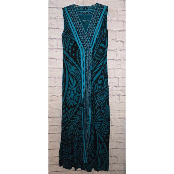 Soft Surroundings Serengeti Tribal Maxidress,resortwear, bohemian, ethnic XS - Picture 1 of 8
